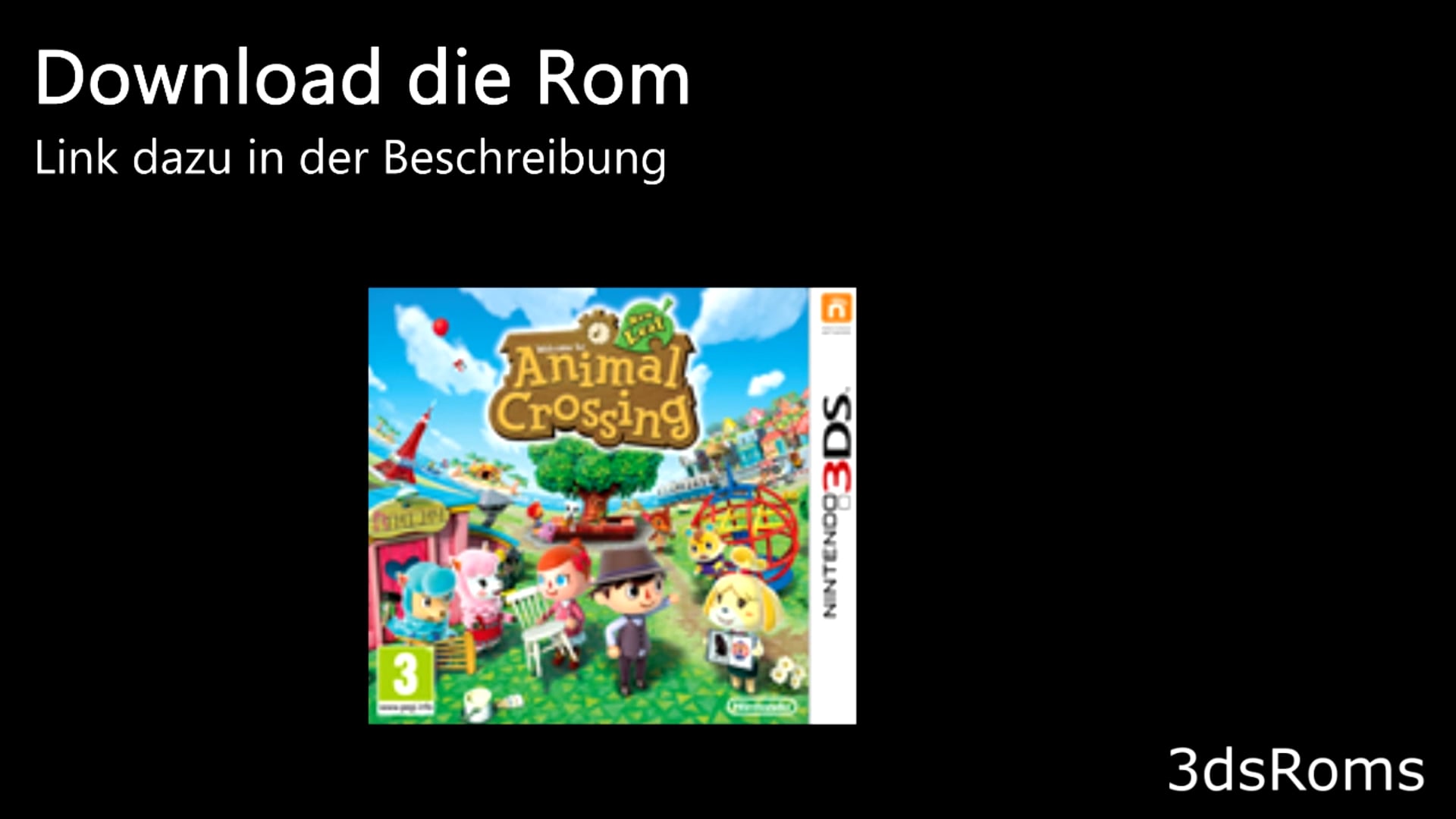 animal crossing 3ds decrypted rom